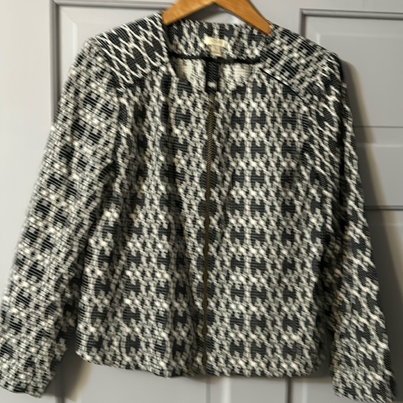 J. Crew Jackets & Blazers - J Crew Navy & Cream Jacket